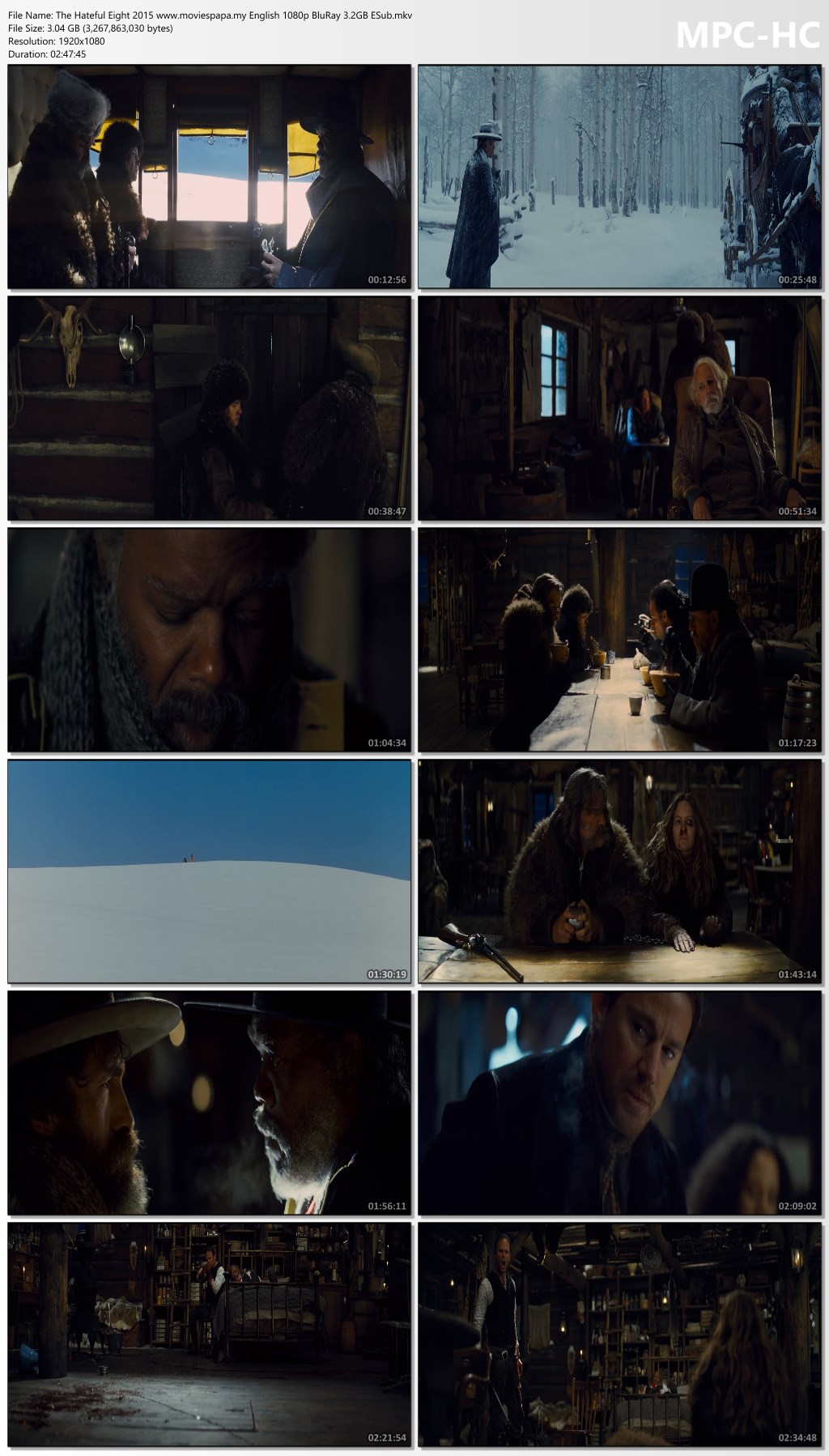 1726643323 30 The Hateful Eight 2015 English 1080p 720p 480p