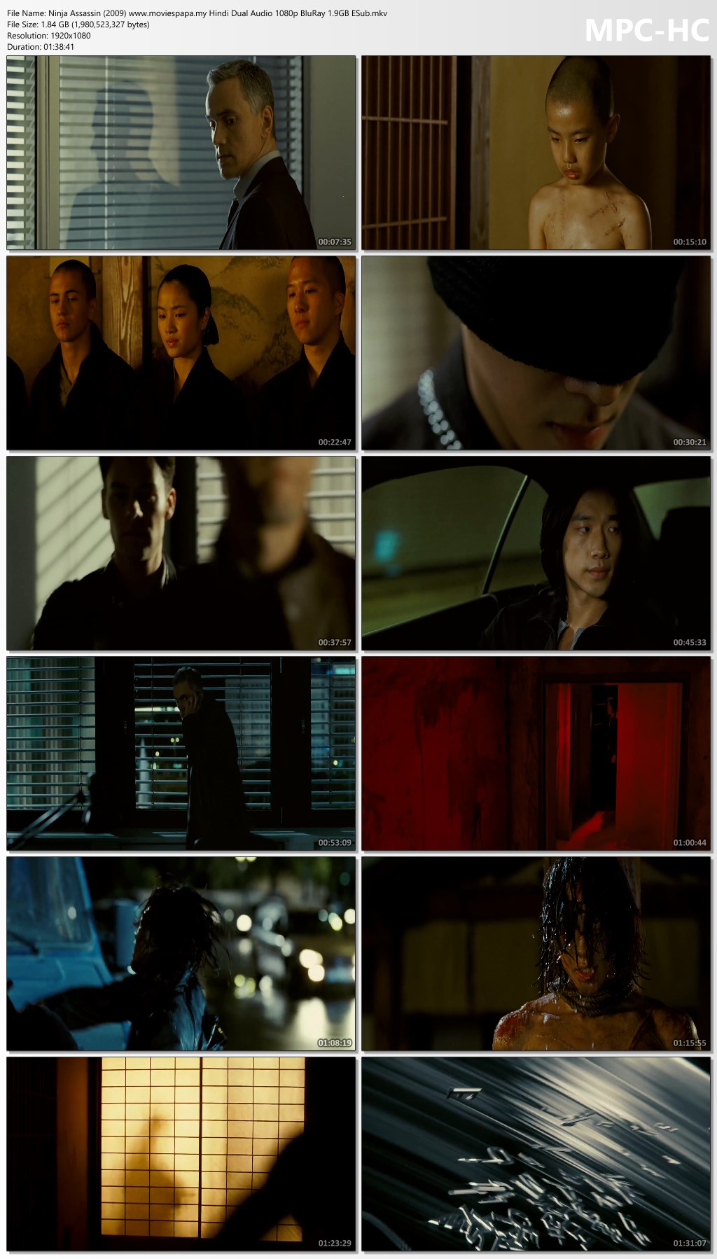 1726656496 720 Ninja Assassin 2009 Hindi Dual Audio BluRay ESub Download