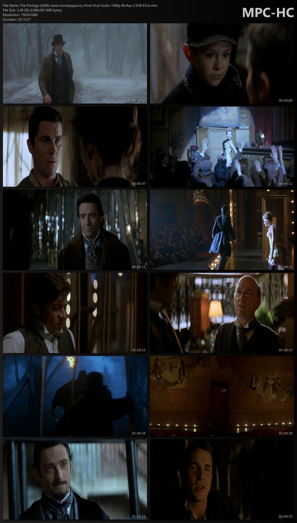 1726899130 932 The Prestige 2006 Hindi Dual Audio BluRay ESub Download