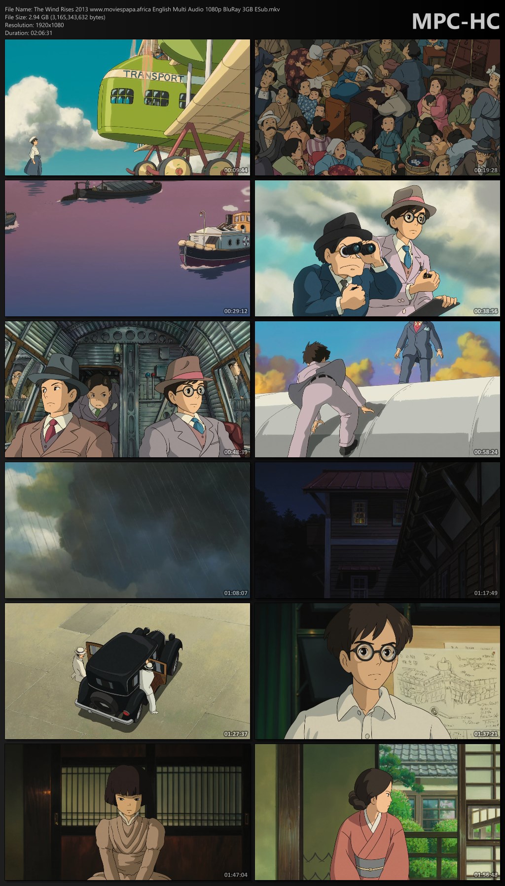 1726903167 491 The Wind Rises 2013 English Multi Audio BluRay ESub Download