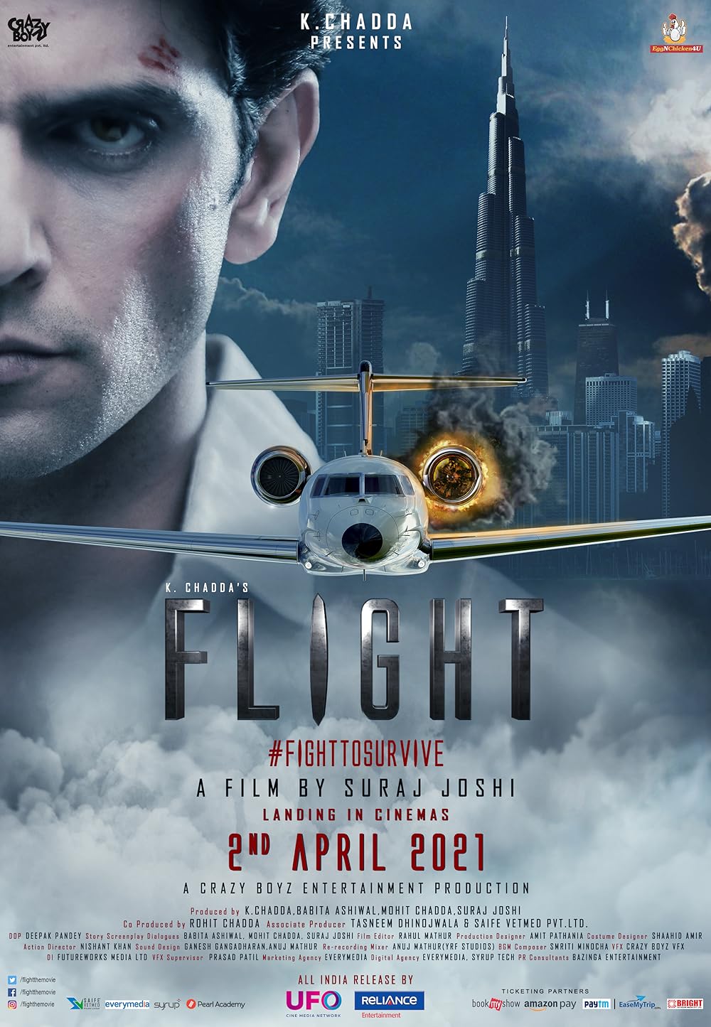 Flight 2021 Hindi HDRip ESub Download