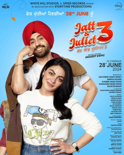 Jatt Juliet 3 2024 Punjabi Movie HDRip