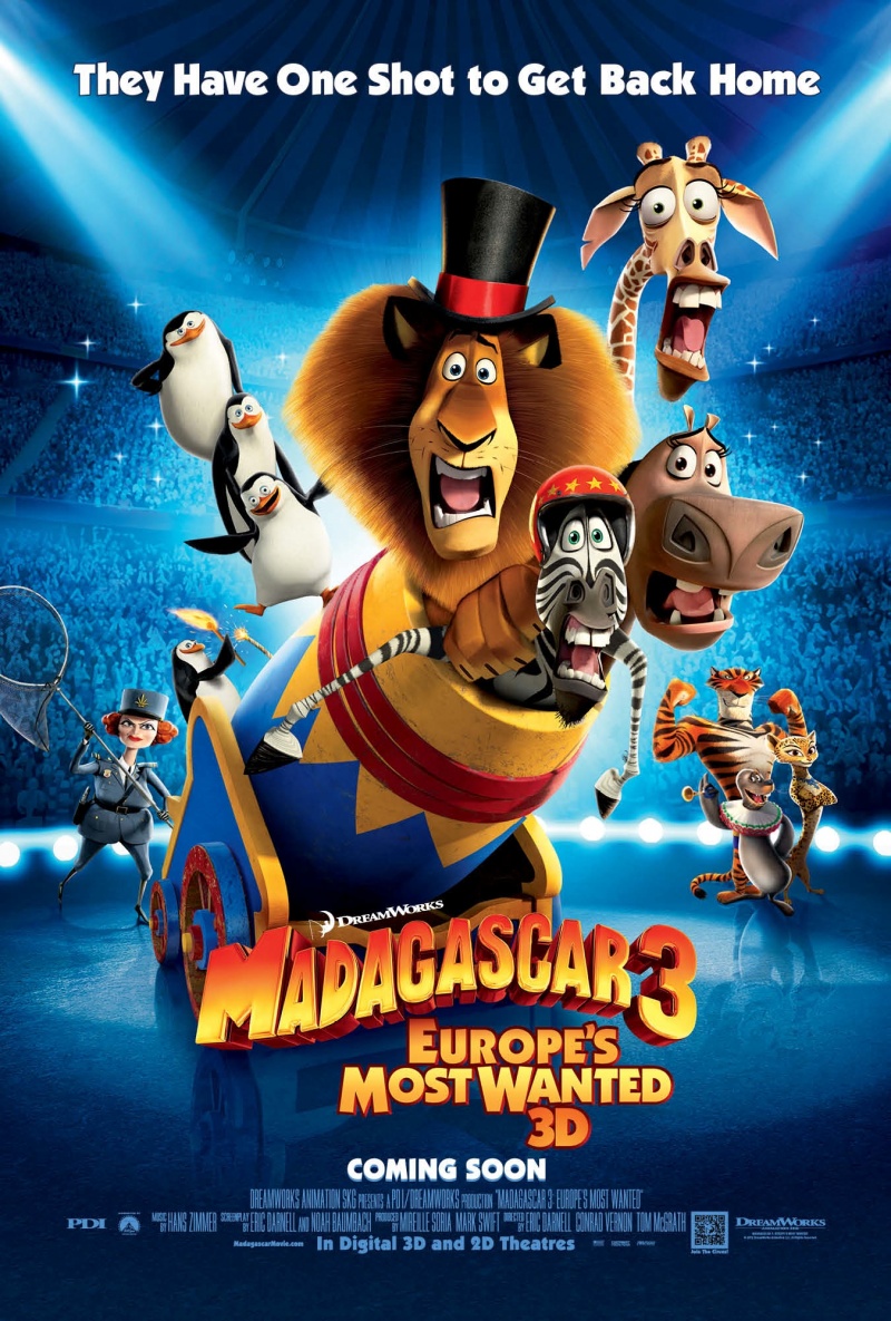 Madagascar 3 Europes Most Wanted 2012 Hindi Dual Audio