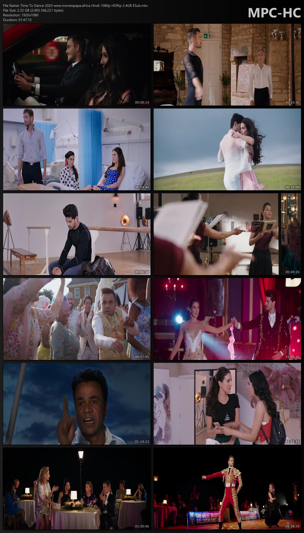 1728134413 662 Time To Dance 2020 Hindi HDRip ESub Download