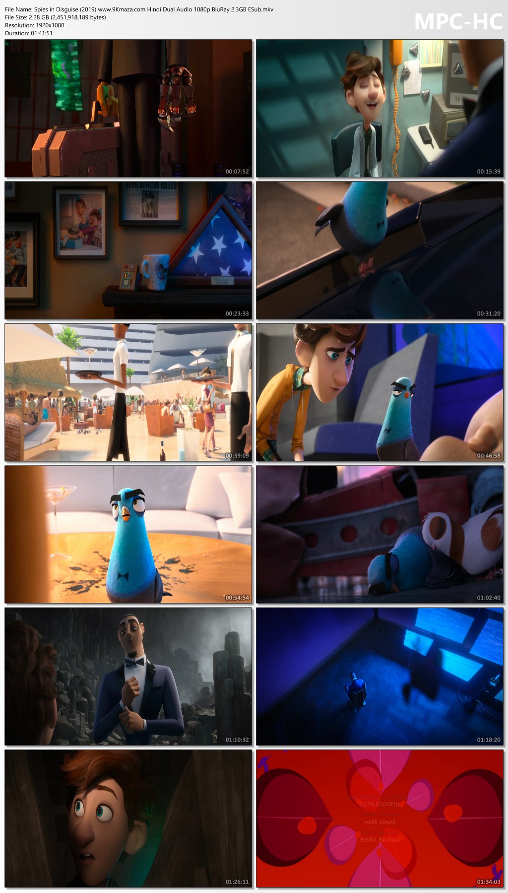 1730092161 556 Spies in Disguise 2019 Hindi Dual Audio BluRay ESub Downlaod