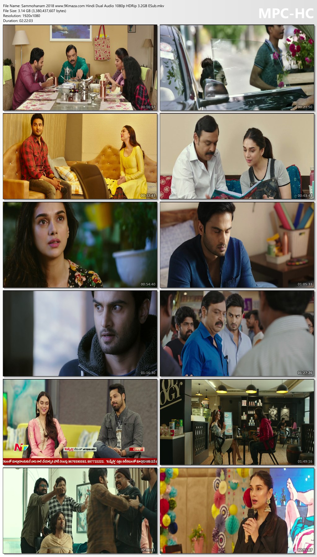 1730378361 254 Sammohanam 2018 Hindi Dual Audio HDRip ESub Download