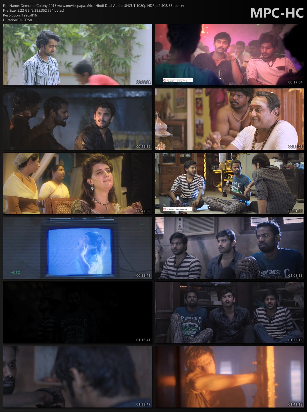 Demonte Colony 2015 Hindi Dual Audio UNCUT ESub Download.j