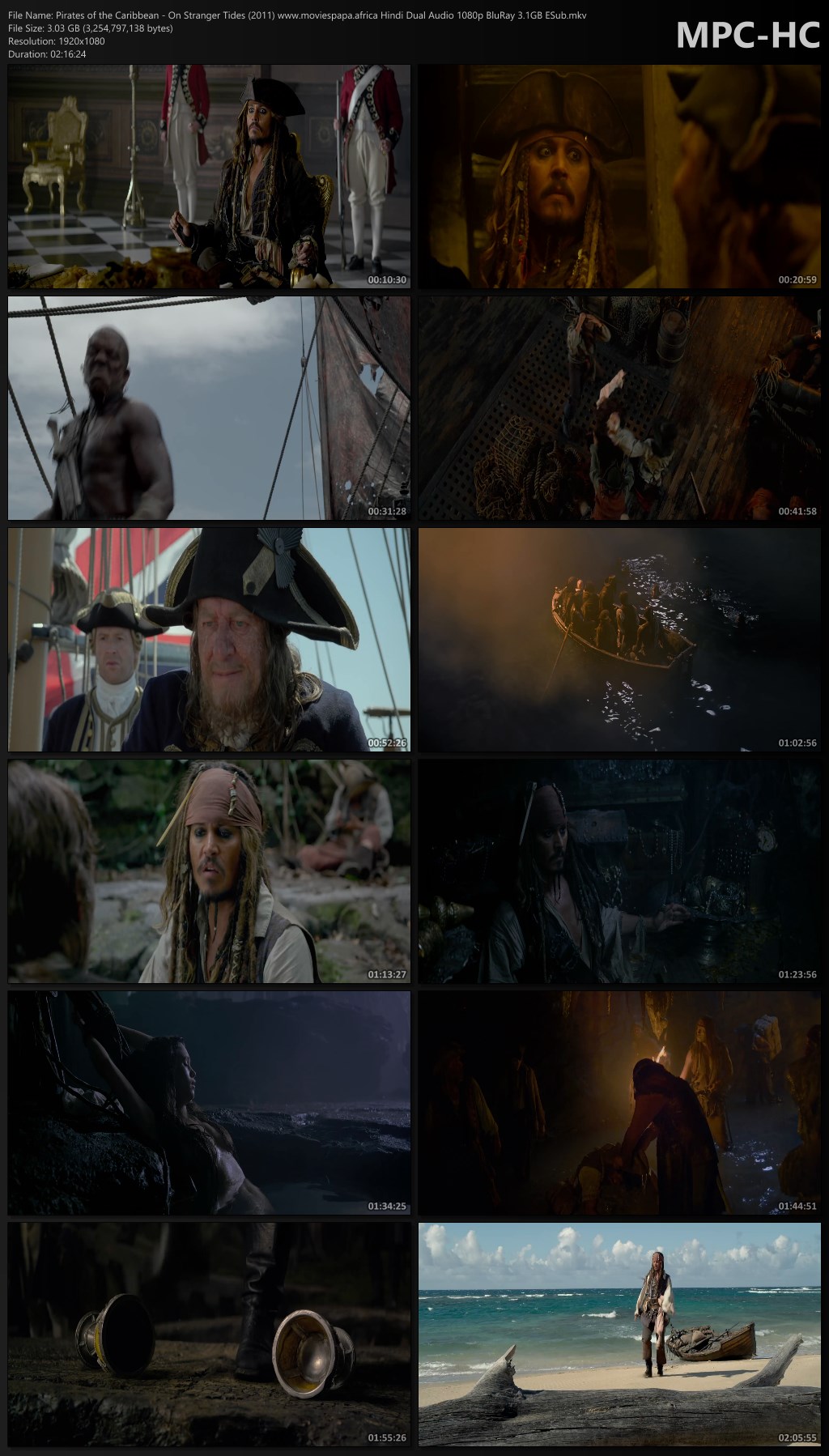 Pirates of the Caribbean On Stranger Tides 2011 Hindi.africa Hindi Dual Audio 1080p BluRa