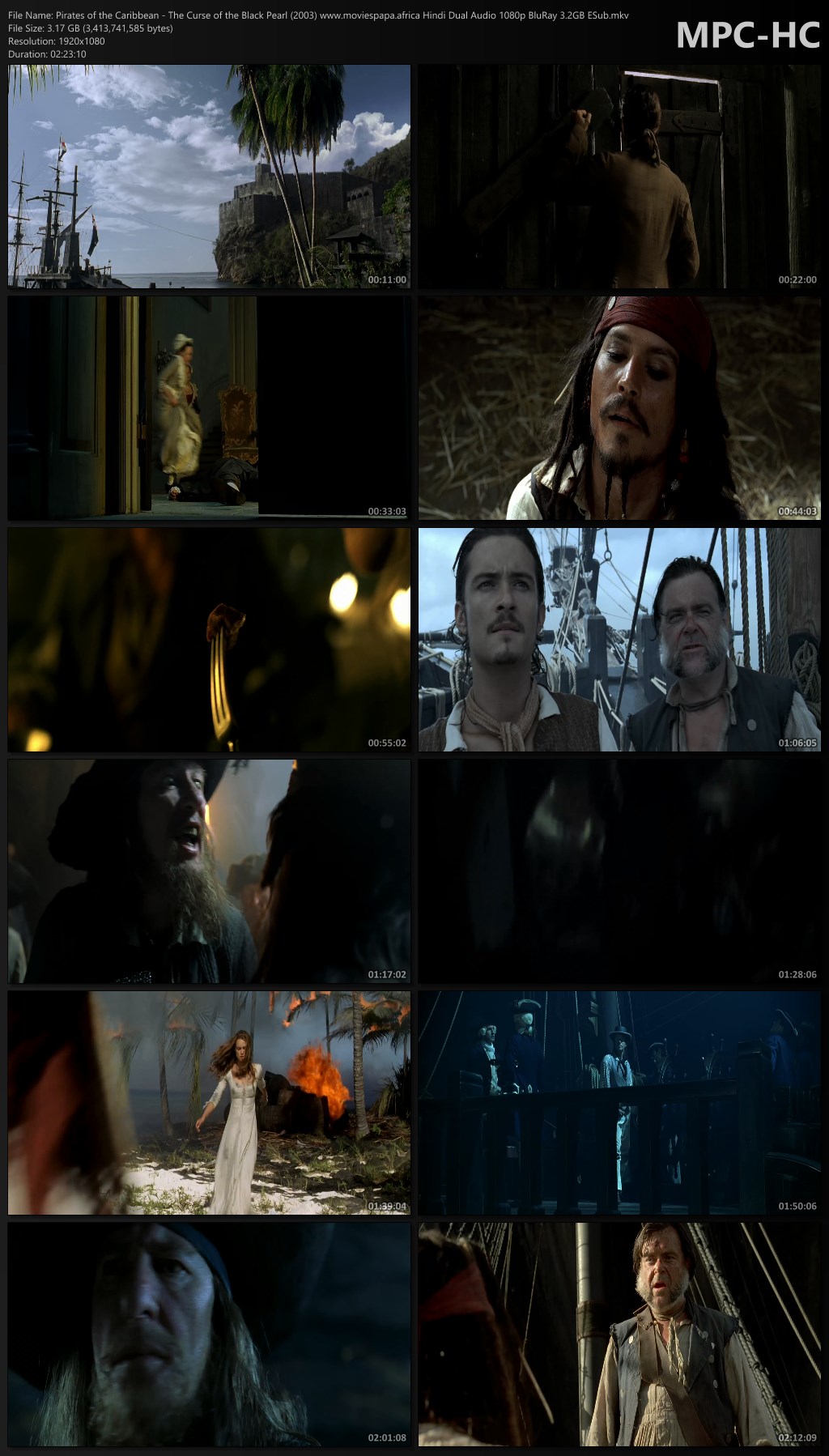 Pirates of the Caribbean The Curse of the Black.africa Hindi Dual Audio