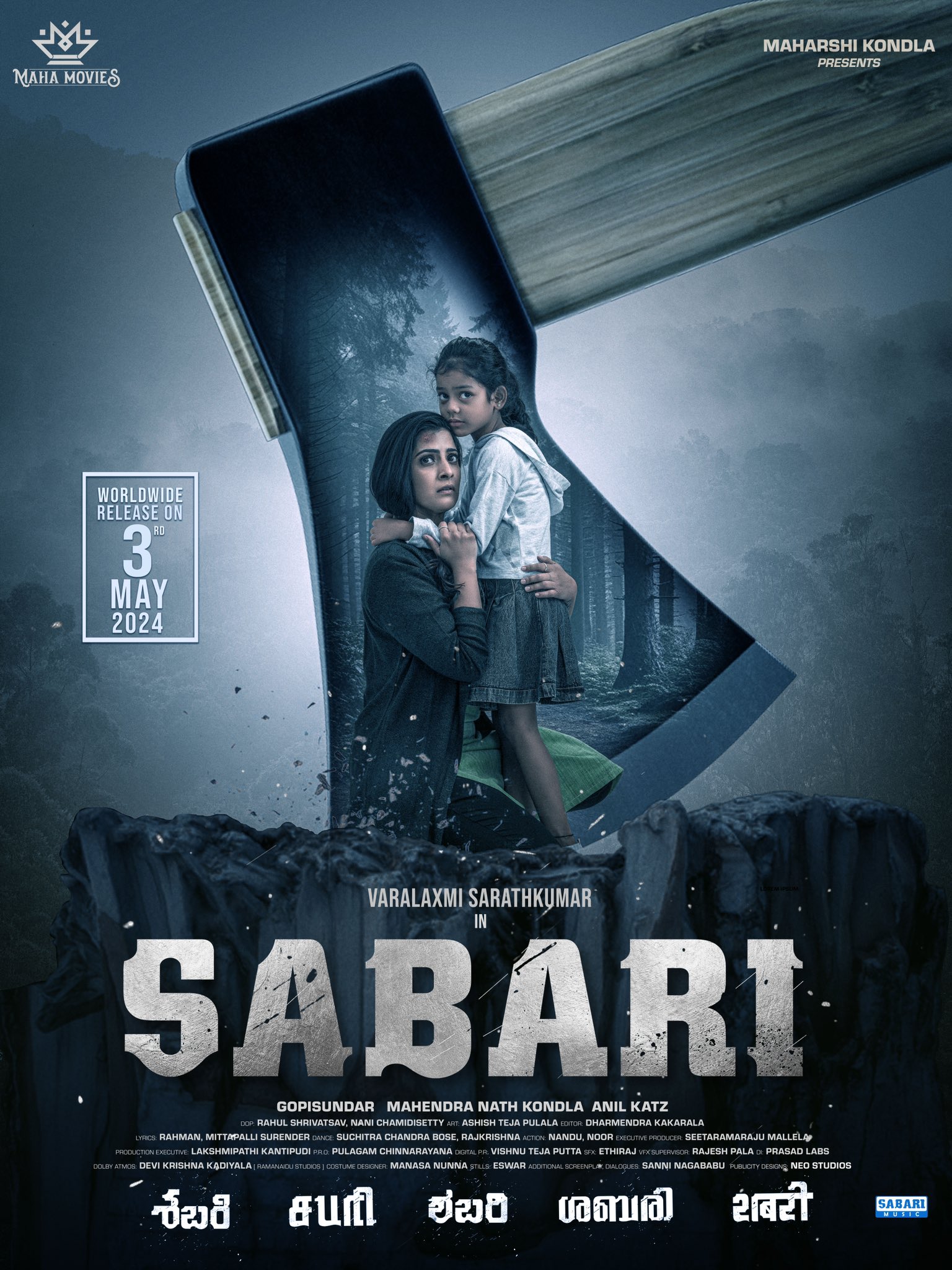 Sabari 2024 Hindi ORG Dubbed HDRip ESub Download