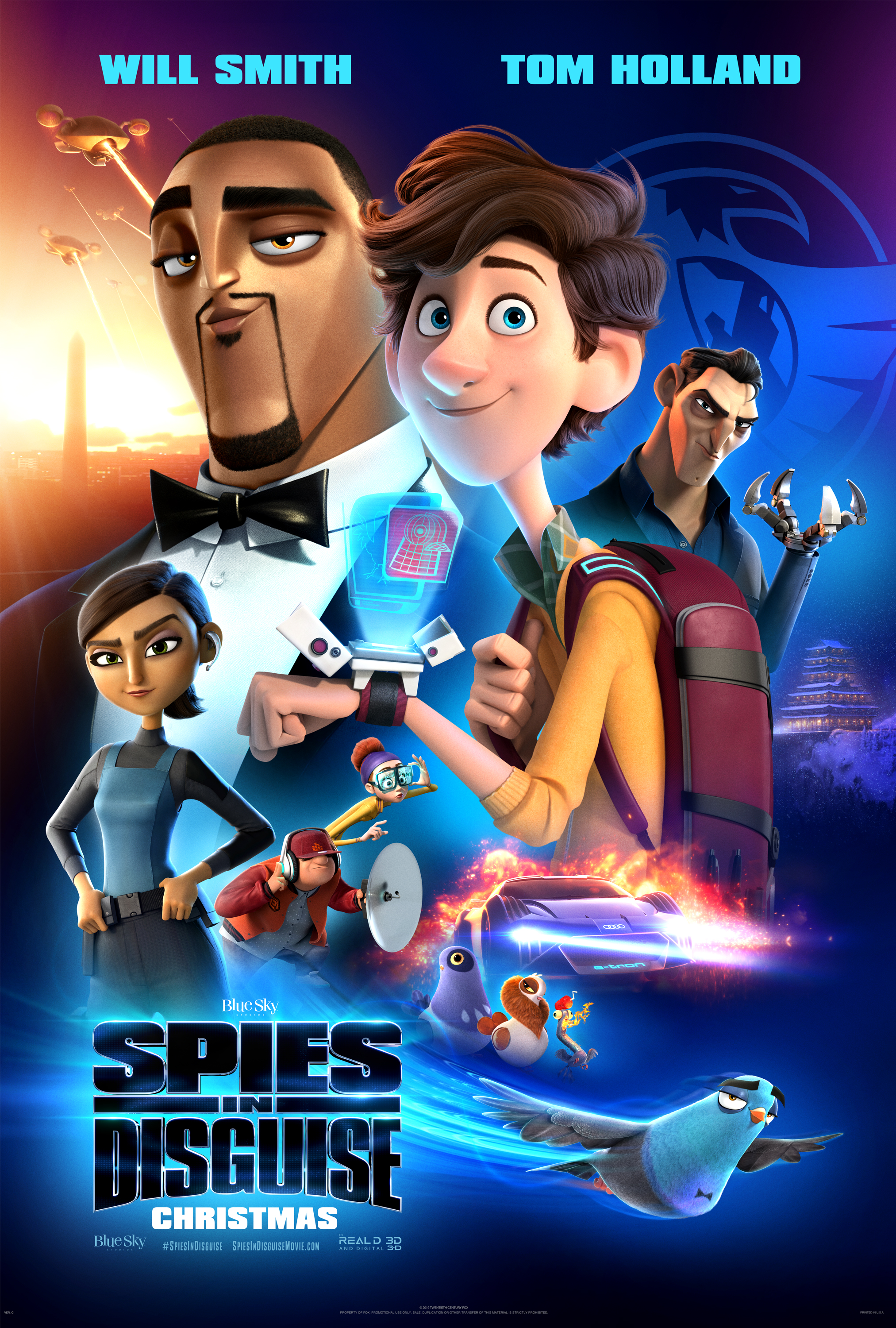 Spies in Disguise 2019 Hindi Dual Audio BluRay ESub Downlaod