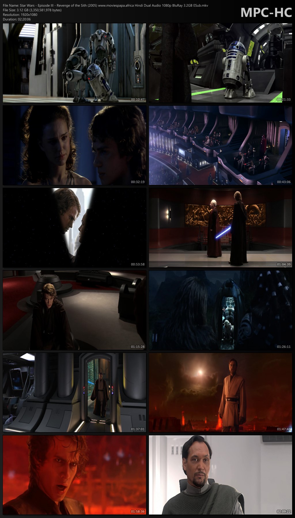 Star Wars Episode III.africa Hindi Dual Audio 1080p BluR