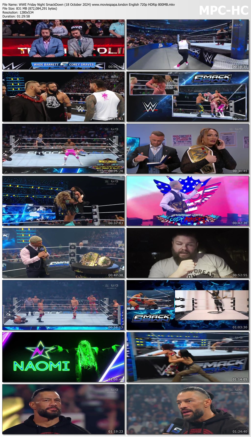 WWE Friday Night SmackDown 18 October 2024 English 720p.mkv thumbs