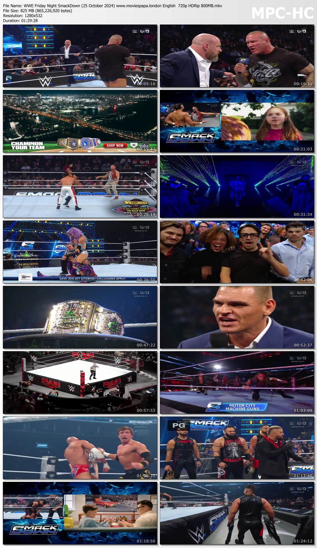 WWE Friday Night SmackDown 25 October 2024.mkv thumbs